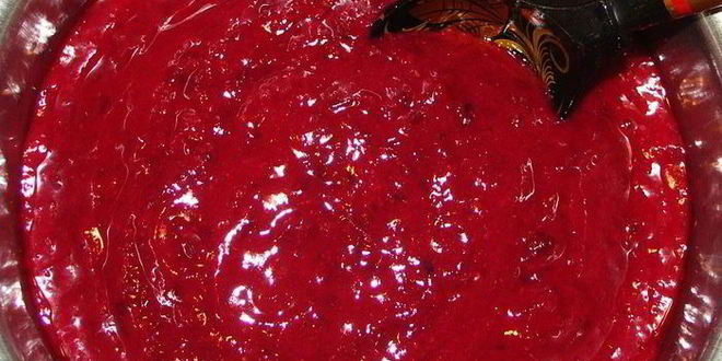 Рецепт клюквенно-брусничного соус