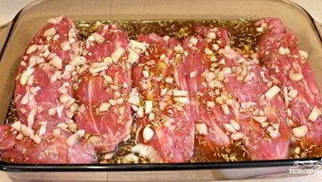 Рецепт Маринада для отбивных из говядины