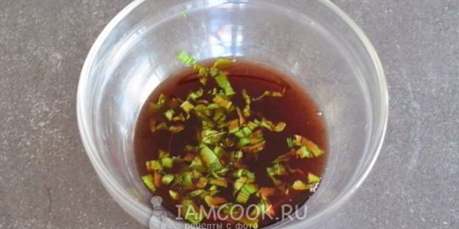 Рецепт маринада для рыбы с красным вином и бальзамиком