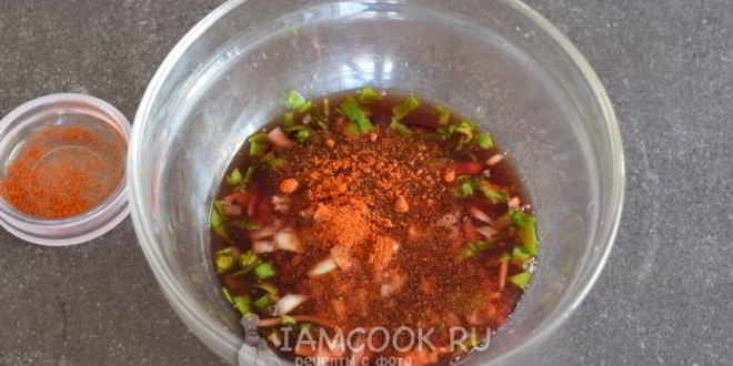 Рецепт маринада для рыбы с красным вином и бальзамиком