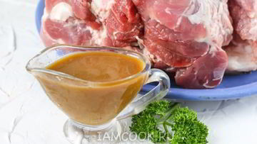 Рецепт Маринада для свиной рульки в духовке