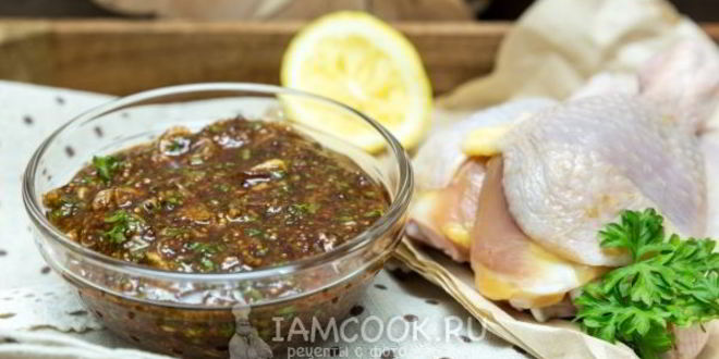 Рецепт маринада с зернистой горчицей для курицы