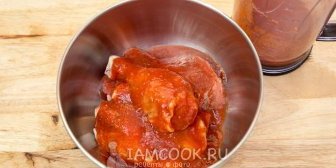 Рецепт томатного маринада для курицы с табаско