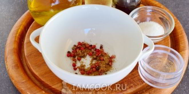 Рецепт винно-соевого маринад для рыбы