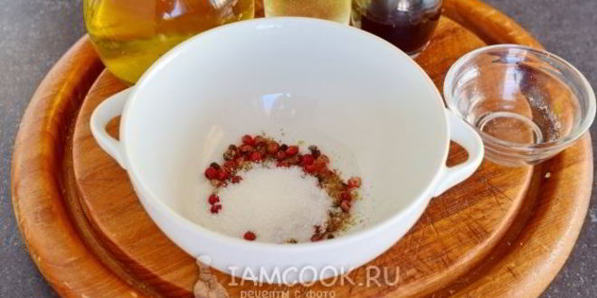 Рецепт винно-соевого маринад для рыбы