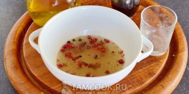 Рецепт винно-соевого маринад для рыбы