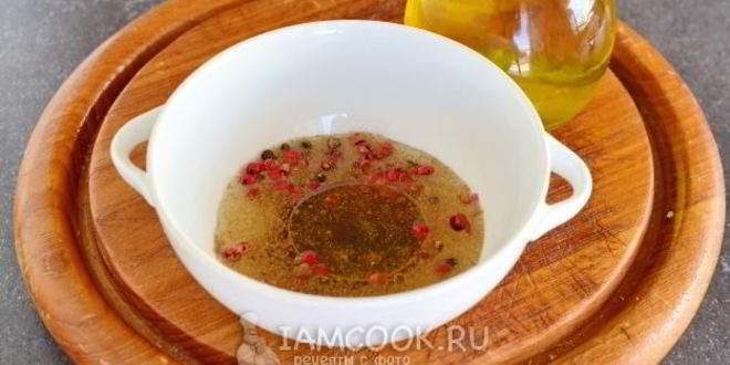 Рецепт винно-соевого маринад для рыбы