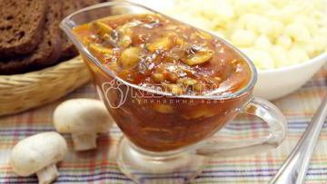 Рецепт Постного грибного соуса