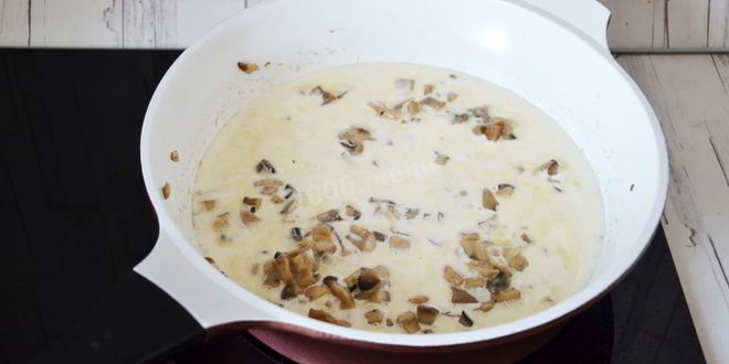 Рецепт сливочно-грибного соус