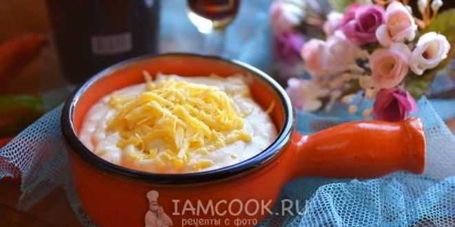 Рецепт соуса бешамель с сыром