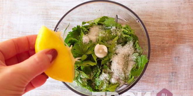 Рецепт соуса из петрушки