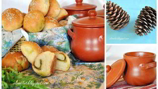 Рецепт Булочек с соусом песто