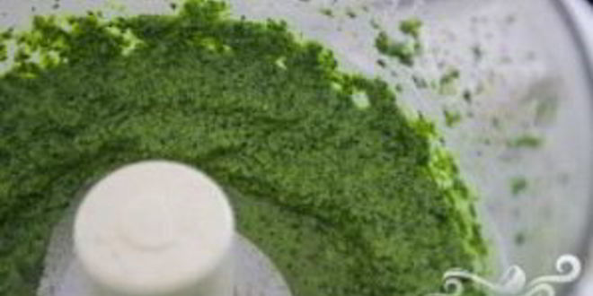 Рецепт пасты с соусом песто из капусты кале и грецких орехов