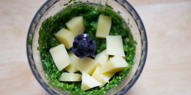 Рецепт песто из черемши с грецким орехом