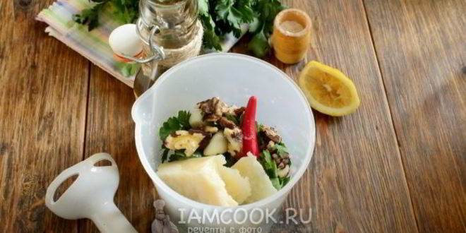 Рецепт песто из петрушки