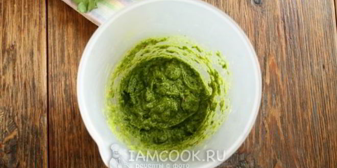 Рецепт песто из петрушки