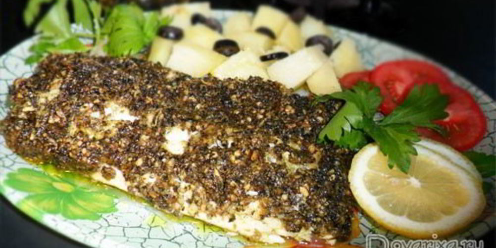 Как приготовить рыбу, запеченную под соусом песто