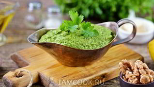 Рецепт Соуса песто из первой зелени