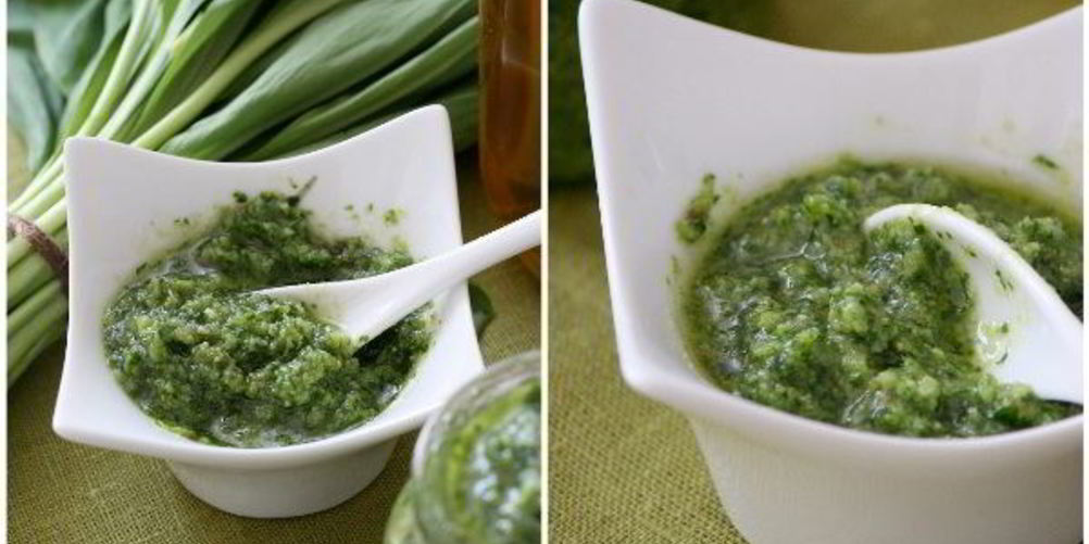 Как приготовить соус песто с черемшой