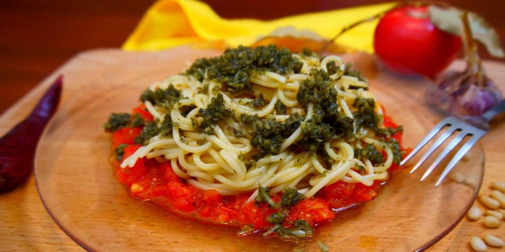 Как приготовить спагетти с соусом песто аппетитно и быстро