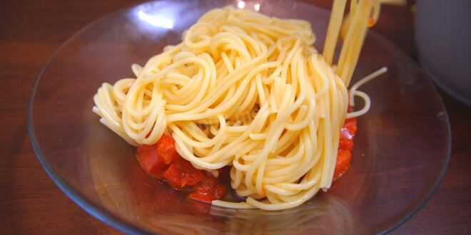 Рецепт спагетти с соусом песто аппетитно и быстро