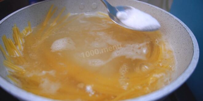 Рецепт спагетти с соусом песто аппетитно и быстро