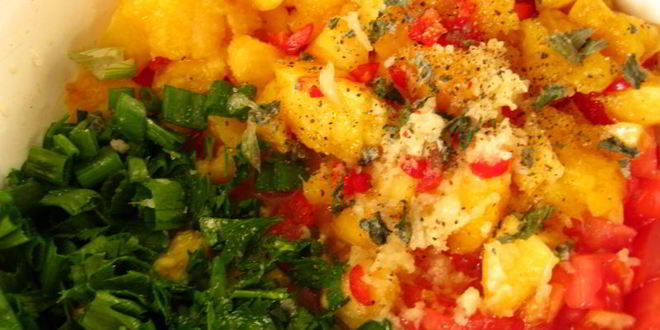 Рецепт сальсы с персиками