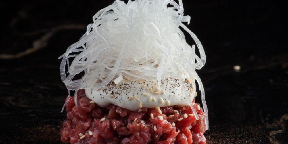 Как приготовить тартар из говядины с таледжио и дайконом