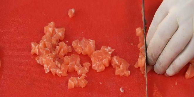 Рецепт тартара из лосося и говядины