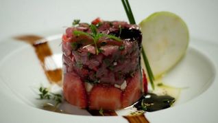 Рецепт Тартара из тунца со свежей клубникой