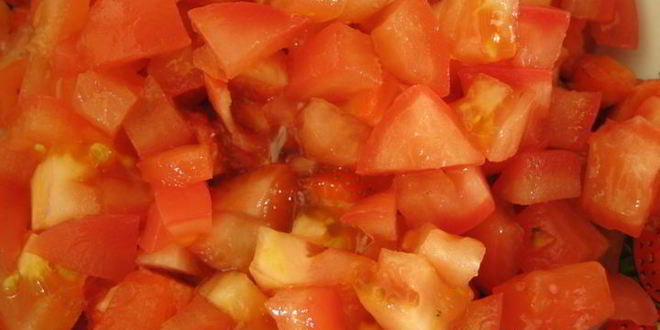 Рецепт тартара клубнично-помидорный