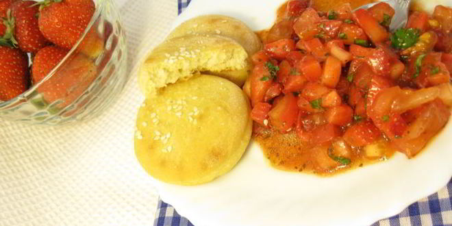 Рецепт тартара клубнично-помидорный