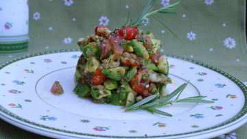 Рецепт Тартара с раковыми шейками и авокадо