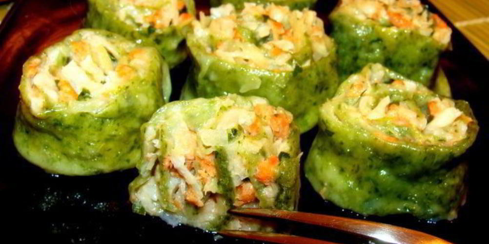 Как приготовить теплый тартар ролл из семги