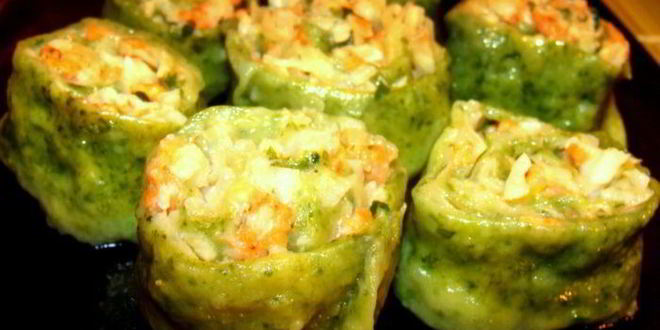 Рецепт теплого тартара ролл из семги