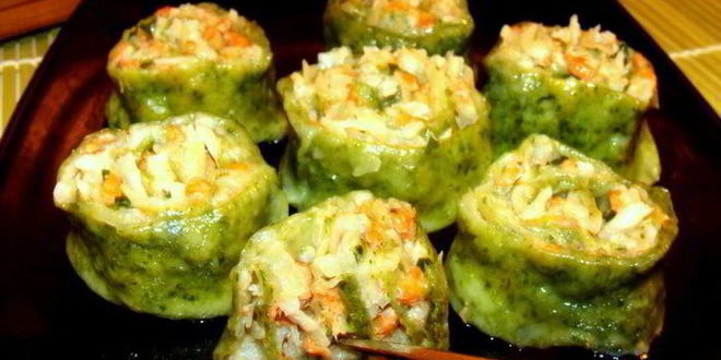 Рецепт теплого тартара ролл из семги