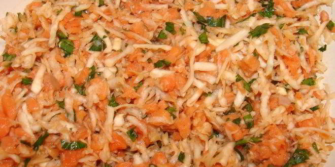 Рецепт теплого тартара ролл из семги