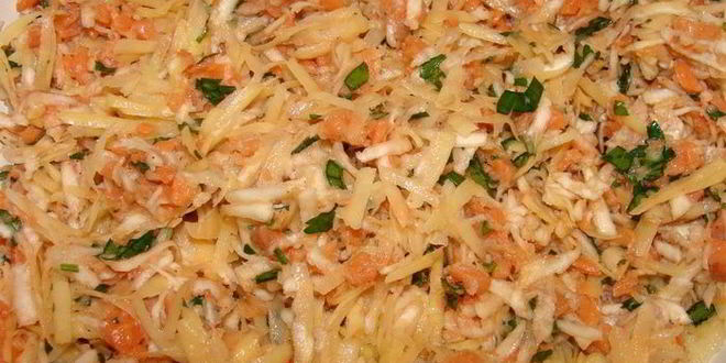 Рецепт теплого тартара ролл из семги