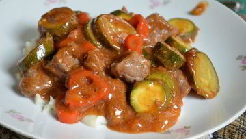 Рецепт Тушеной говядины Сан-Антонио, плюс Соус Пиканте