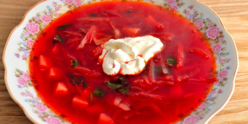 Как приготовить борщ без мяса
