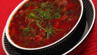 Рецепт Борща домашнего украинского на свиных ребрах