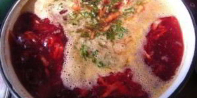 Рецепт борща из свинины