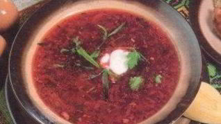 Рецепт Борща постного с квашеной свеклой