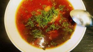 Рецепт Борща с ботвой