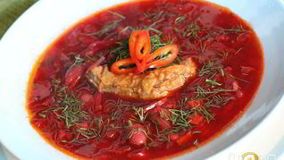 Рецепт Борща с бычками по-одесски