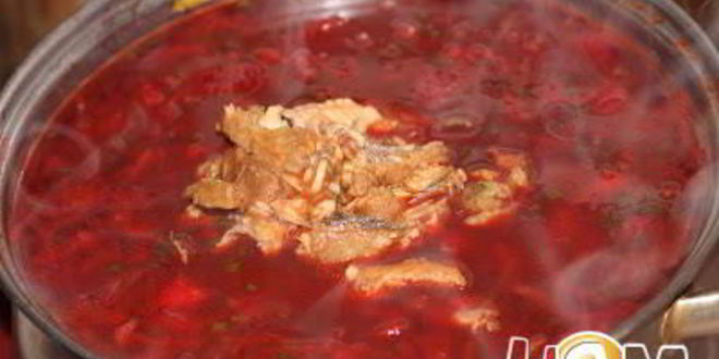 Рецепт борща с бычками по-одесски