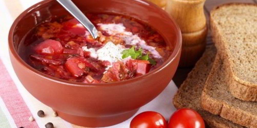 Как приготовить борщ с фасолью