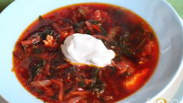 Рецепт Борща с крапивой