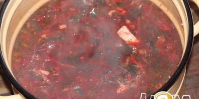 Рецепт борща с крапивой