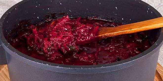 Рецепт борща с красной консервированной фасолью и с мясом